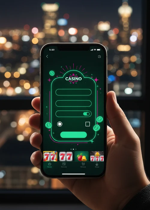 C777 Casino registration form displaying fields for email, password, and personal details.